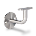 EMPIRE STATE POST handrail bracket for handrail Ø42.4mm with 2 mounting holes, AISI 304 satined