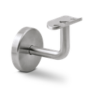 EMPIRE STATE POST handrail bracket with covercap for handrail Ø42.4mm, AISI 304 satined