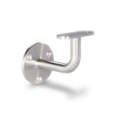 EMPIRE STATE POST handrail bracket for welding flat connection with 3 mounting holes, AISI 304 satined