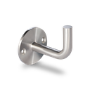 EMPIRE STATE POST handrail bracket for welding flat connection with 2 mounting holes, AISI 304 satined