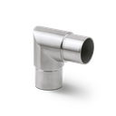 Corner connector 90° vertical for glass handrail Ø42.4x1.5mm, AISI 304 satined