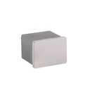 Endcap flat for U-profile 40x30x2mm, AISI 316 satined