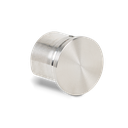 Endcap flat for glass handrail Ø42.4x1.5mm, AISI 316 satined