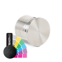 Endcap flat for glass handrail Ø42.4x1.5mm, AISI 316 RAL structure