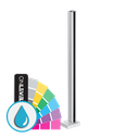 GUARDIAN OF THE UNIVERSE endpost top handrail 58x58mm H=1100mm glass 10.76mm, aluminum ARMOR RAL