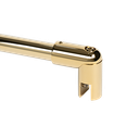 Reinforcement Set Ø19mm glass-wall 90° glass 6/8/10mm L(max)=1035mm, brass gold polished