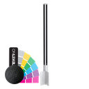 GUARDIAN OF THE UNIVERSE cornerpost side open 58x58mm H=1400mm glass 10-10.76mm, aluminum RAL structure