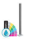 GUARDIAN OF THE UNIVERSE cornerpost top closed 58x58mm H=1100mm glass 10.76mm, aluminum ARMOR RAL