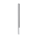 GUARDIAN OF THE UNIVERSE midpost side handrail 58x65mm H=1400mm glass 10.76mm, alum. natural anodized
