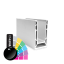 TF-6620 glass profile L=5000mm, aluminum RAL shiny