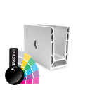 TF-6621 glass profile L=5000mm, aluminum RAL shiny
