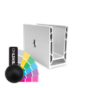 TF-6621 glass profile L=5000mm, aluminum RAL matt