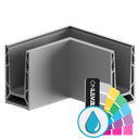 TF-6620 corner inside/outside, aluminum ARMOR RAL