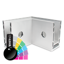TF-6621 inside corner 90°, aluminum RAL shiny