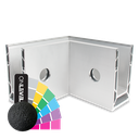 TF-6621 inside corner 90°, aluminum RAL structure