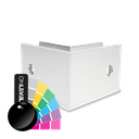 TF-6621 outside corner 90°, aluminum RAL shiny