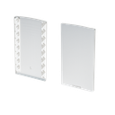 TF-6621 endcap left, aluminum natural anodized