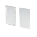 TF-6621 endcap right, aluminum natural anodized