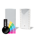 TF-6621 endcap right with covercap, aluminum RAL shiny