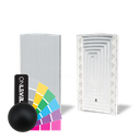 TF-6621 endcap right with covercap, aluminum RAL matt