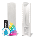 TF-6621 endcap right with covercap for stairway 15mm, aluminum ARMOR RAL