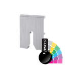 TF-6621 spacer thickness 15mm, aluminum RAL shiny