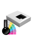 GUARDIAN OF THE UNIVERSE covercap end/mid post 58x58mm, alum. RAL shiny