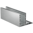 TF-3620 glass profile L=5000mm, aluminum mill finish