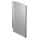 TF-3620 endcap right, aluminum natural anodized