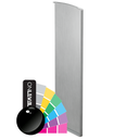 TF-3621 endcap right with covercap, aluminum RAL shiny
