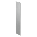TF-3621 endcap right with covercap for stairway, aluminum natural anodized
