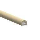 LAZORTRACK glass handrail Ø42mm L=2.5mtr, oak laquered