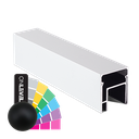 LAZORTRACK 42x48mm L=5000mm aluminum RAL struct.