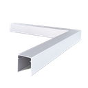 LAZORTRACK outside corner 90° 42x48mm, aluminum mill finish