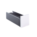 LAZORTRACK endcap right 42x48mm, aluminum mill finish