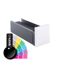 LAZORTRACK endcap right 42x48mm, alum. RAL shiny