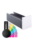 LAZORTRACK endcap right 42x48mm, aluminum RAL struct.