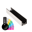 LAZORTRACK wall handrail set 42x34mm L=2,5mtr, alum. RAL shiny