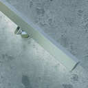 LAZORTRACK wall handrail set 42x34mm L=5mtr, alum. natural anodized