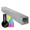 LAZORTRACK wall handrail 42x34mm L=2500mm, alum. RAL shiny