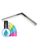 LAZORTRACK wall handrail 42x34mm inside corner 90°, aluminum ARMOR RAL