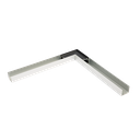 LAZORTRACK wall handrail 42x34mm outside corner 90°, aluminum mill finish