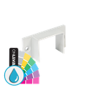 LAZORTRACK wall handrail 42x34mm wall bracket, aluminum ARMOR RAL
