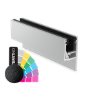 KAZIWALL side profile 2-piece glass 20.76/21.52mm L=5000mm, aluminum RAL structure