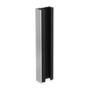 KAZIWALL wall profile glass 16.76/17.52mm L=3000mm, aluminum natural anodized