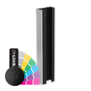 KAZIWALL wall profile glass 20.76/21.52mm L=3000mm, aluminum RAL matt