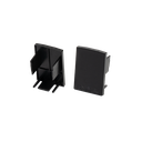 STARTRACK endcap, glass thickness 10mm plastic black