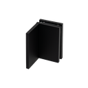 EXCITE connector glass-wall 90°, glass 8/10mm, brass Stealth Black