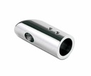 Wall connector 45° for tube Ø19mm, brass chrome plated