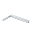 Reinforcement corner glass-wall 90° right